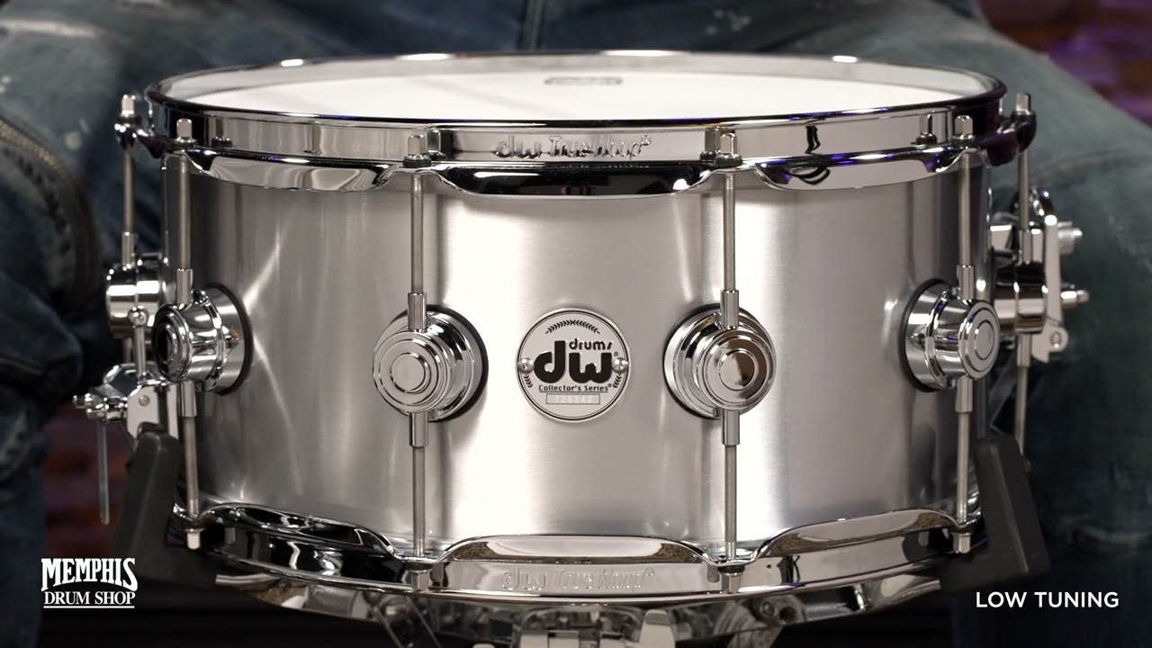 DW 14x6.5 Collector's Series Aluminum 1mm Snare Drum (DRVM6514SVC)
