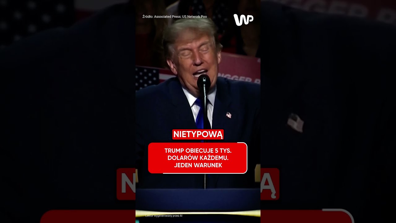 Trump obiecuje każdemu 5 tys. dolar&oacute;w jeśli jego partia utrzyma władzę