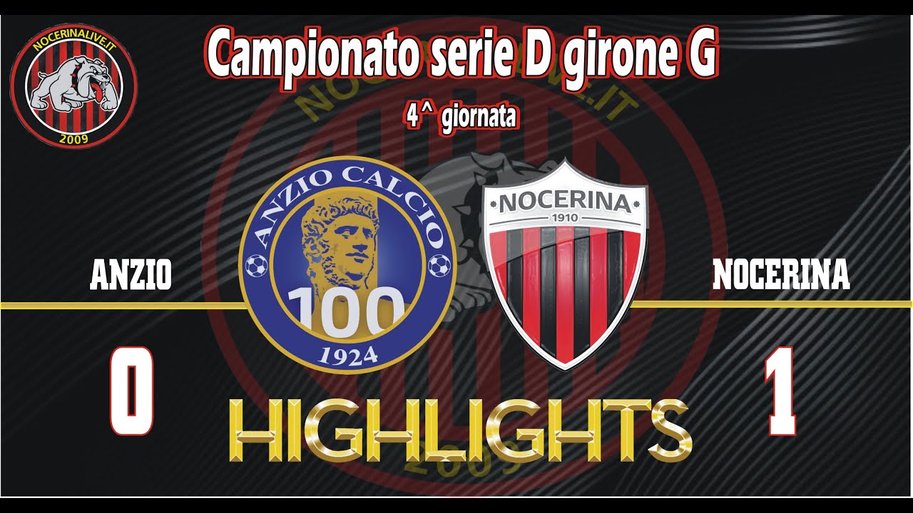 Anzio - Nocerina 0-1| Highlights Serie D Girone G (4&ordf; giornata)&rdquo;