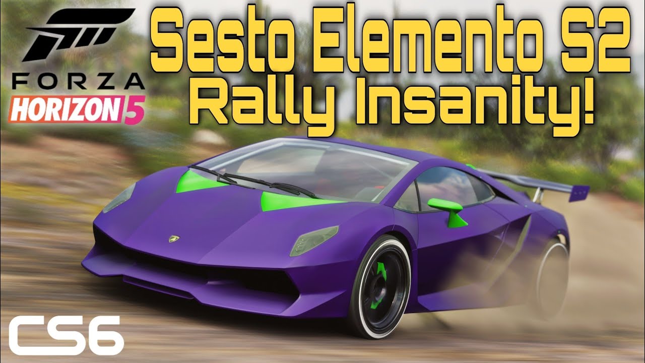 Forza Horizon 5 - Lamborghini Sesto Elemento FE Rally Build!