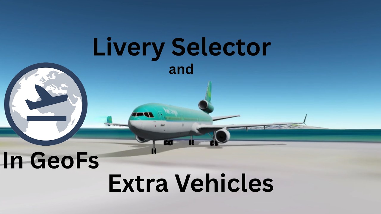 Add New Aircraft to GeoFS | And Custom Liveries!