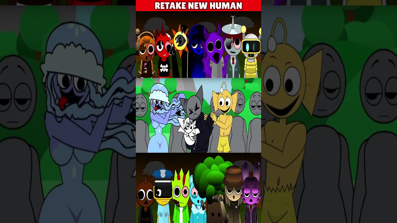 Incredibox Sprunki Retake New Human *MIX VERSION*