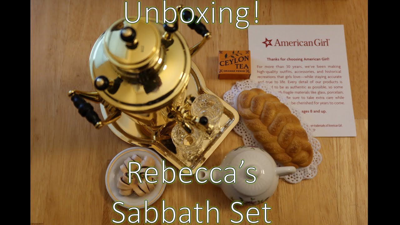UNBOXING AMERICAN GIRL DOLL REBECCA'S SABBATH SET!!! AG HAUL