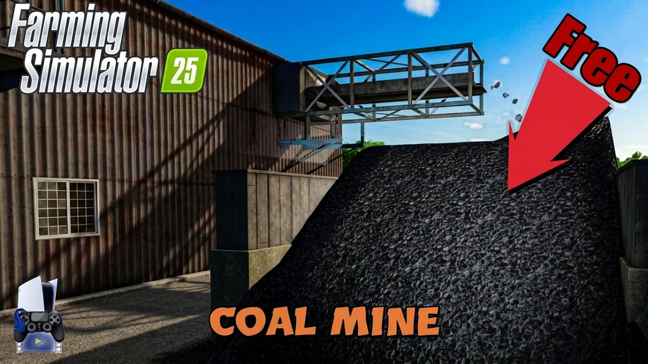 FS25  New Mod (console): Coal Mine | Mods in the spots 🌟 # 19