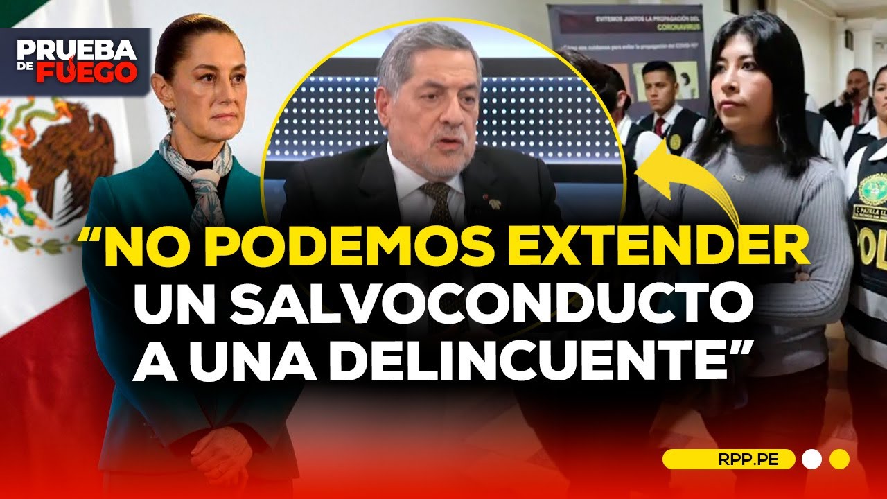 🔴 Caso Betssy Ch&aacute;vez: Bustamante critica asilo y responde a Claudia Sheinbaum #PDFRPP