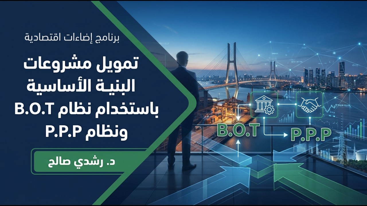 تمويل مشروعات البنية الأساسية باستخدام نظام B.O.T ونظام P.P.P.🎙️د. رشدي صالح