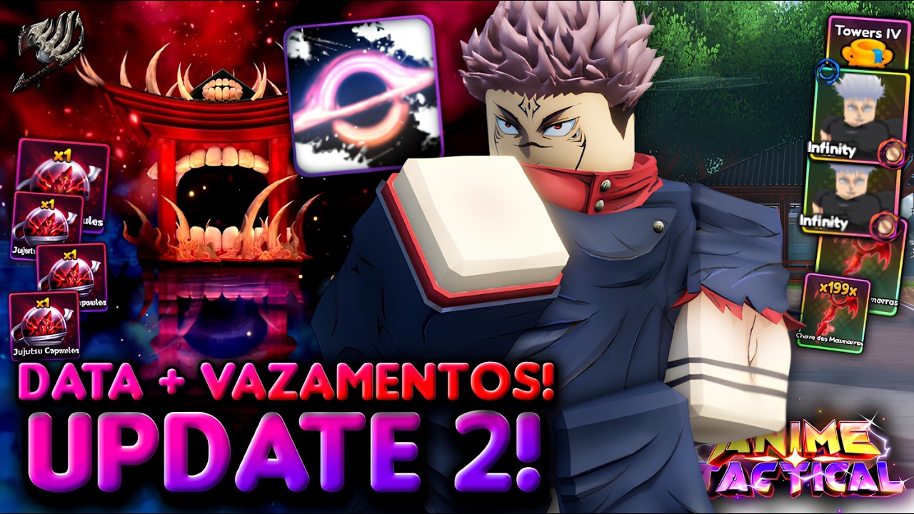 📅UPDATE 2! DATA VAZADA?! JUJUTSU UPDATE ANIME TACTICAL!👑SE PREPARE + VAZAMENTOS!🌟🗺