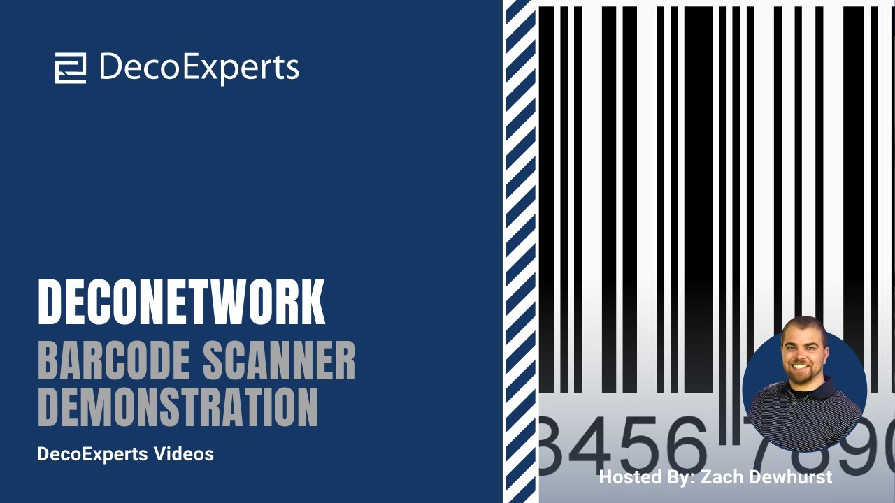 DecoNetwork Barcode Scanner Demonstration - Deco Experts