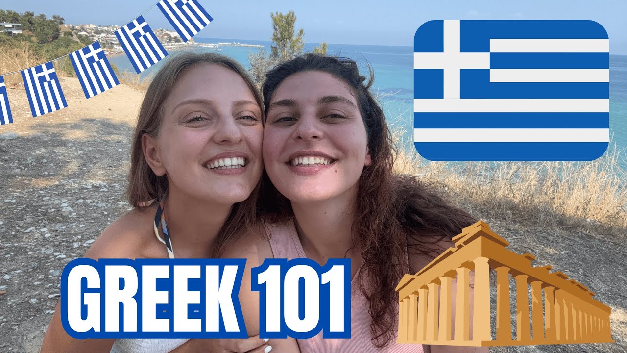 GREEK 101 -  Basic Greek Phrases + Songs + Reactions