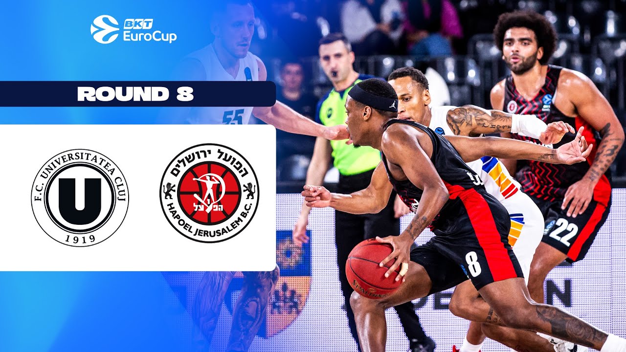 U-BT Cluj-Napoca - Hapoel Midtown Jerusalem  | Round 8 | EuroCup Basketball 2025-26