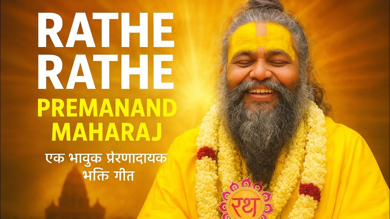🌺 “Rathe Rathe | Premanand Maharaj | एक भावुक प्रेरणादायक भक्ति गीत”