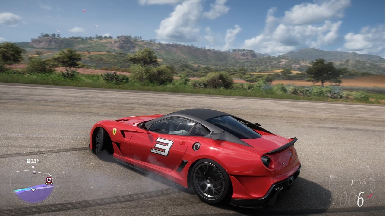 Taking gift from barn with | 2010 Ferrari 599XX | Up to 4k | Forza Horizon 5 | Freeroam