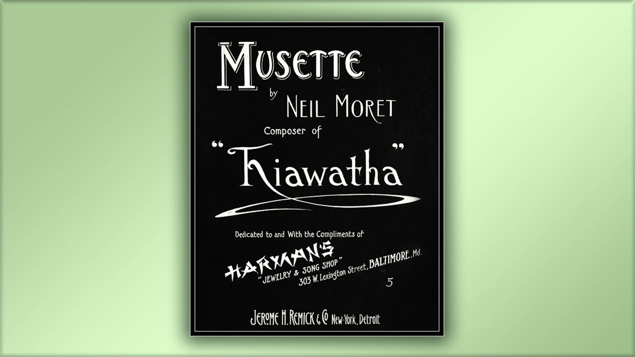 Musette - Neil Moret - RagTime - Midi - Piano - 1907