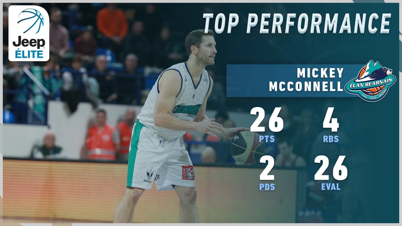 Mickey McConnell 26PTS, 4RBS vs Le Portel | Highlights Jeep&reg; &Eacute;LITE