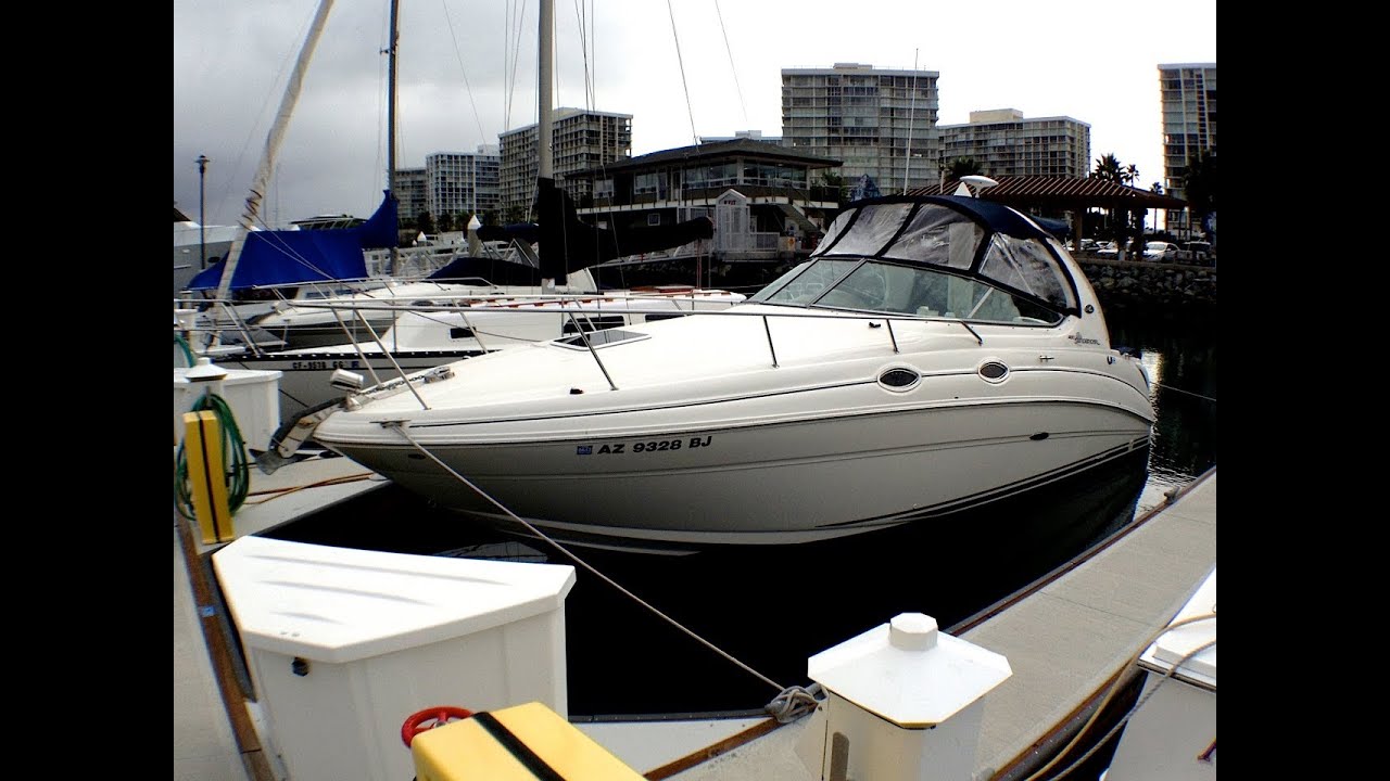 2004 280 Sea Ray Sundancer walk thru. For sale in San Diego!