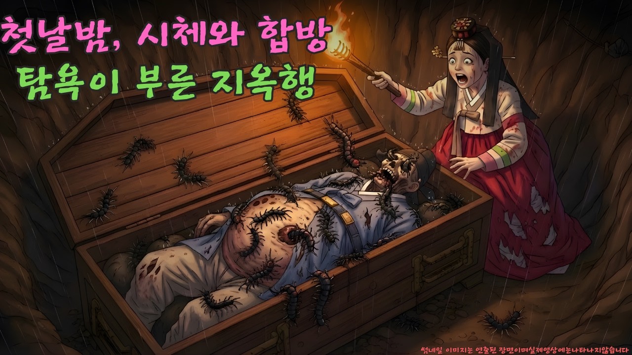 지네 굴이 된 신랑의 관 산 채로 묻힌 며느리의 처절한 비명 | 조선 시대 공포 실화 야담