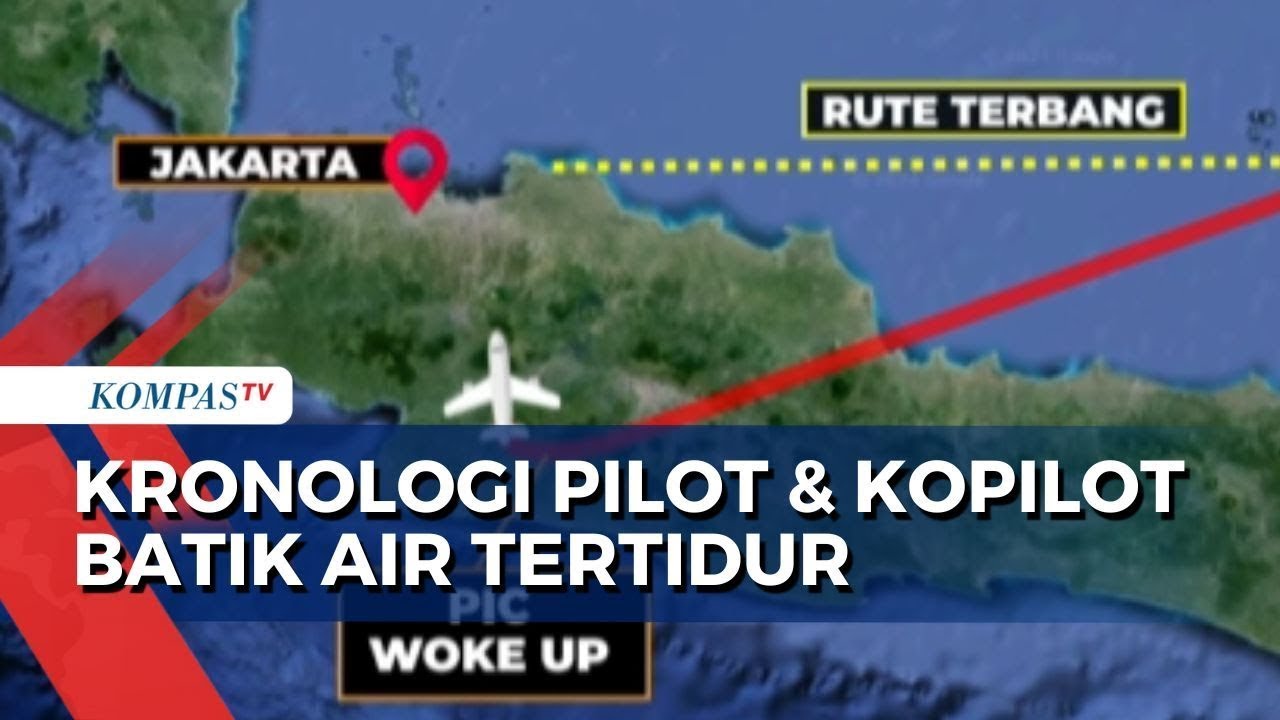 Kronologi Pilot dan Kopilot Batik Air&nbsp;Tertidur