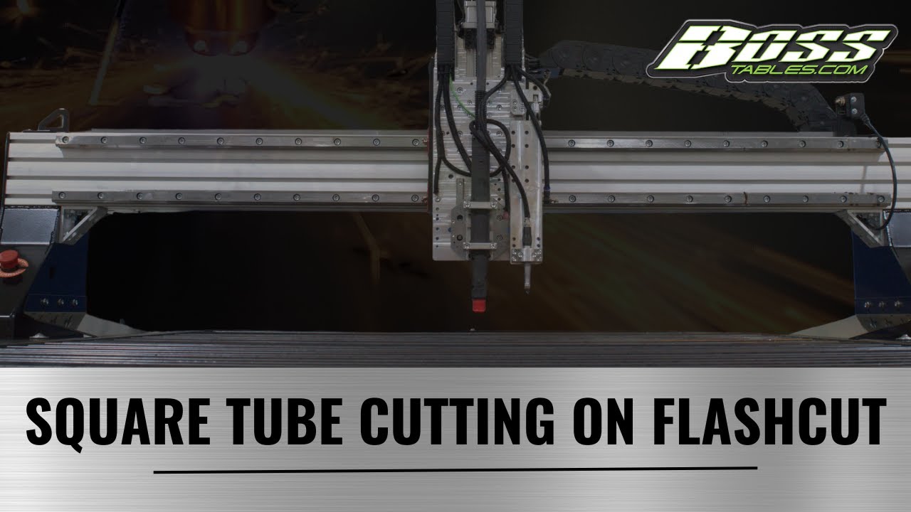 Square tube cutting on a Boss Plasma Table