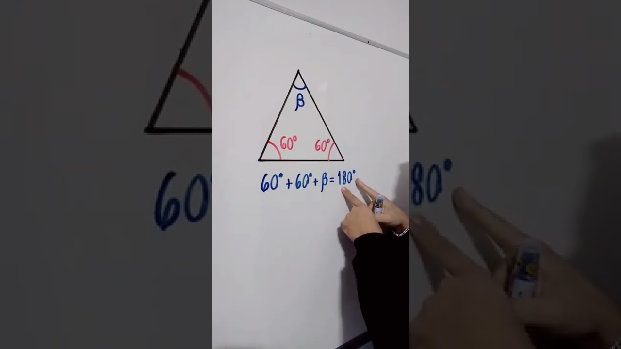 Soma dos &Acirc;ngulos Internos de um Tri&acirc;ngulo ❤️