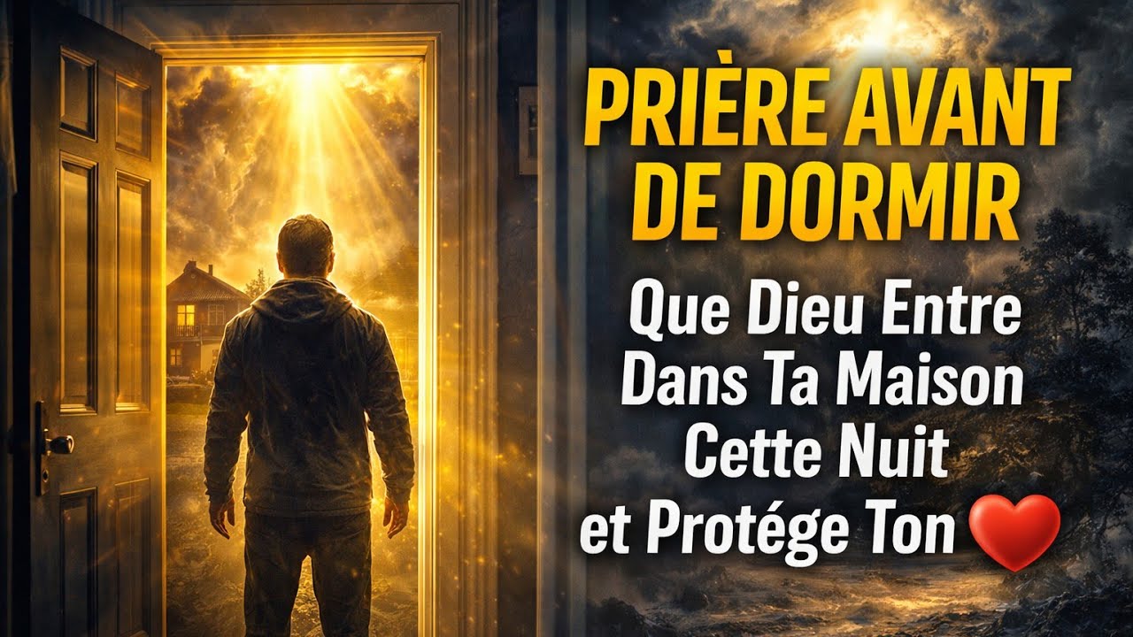PRIÈRE AVANT DE DORMIR  Que Dieu Entre Dans Ta Maison Cette Nuit et Protège Ton COEUR Pendant Ton So