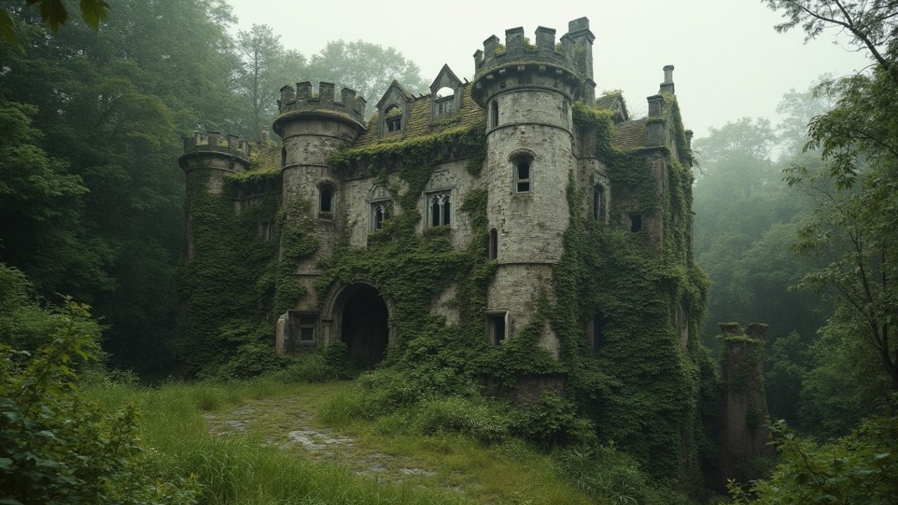 Ce CHÂTEAU est digne d'un DÉCOR DE FILM D'HORREUR - URBEX