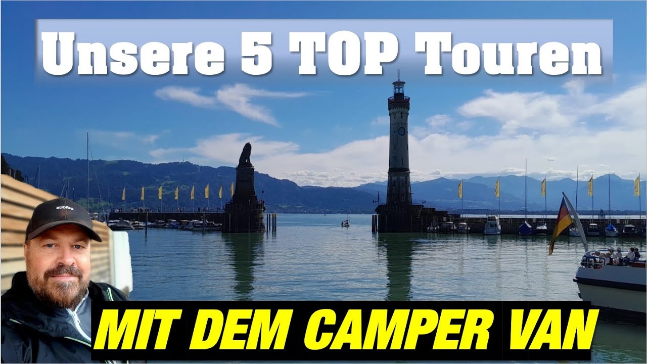 Unsere Top 5 Touren mit dem Camper Van #camping #travel