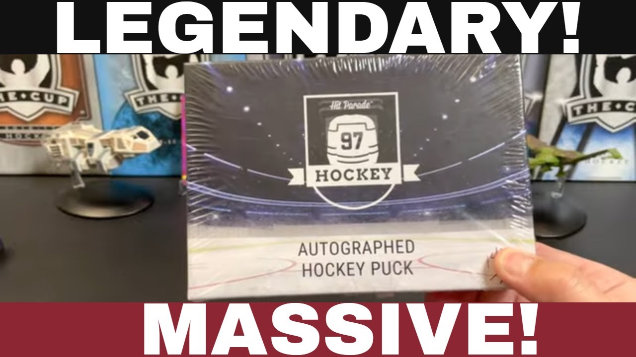 LEGENDARY AUTO! Opening a Hit Parade Autographed Mystery Hockey Puck!