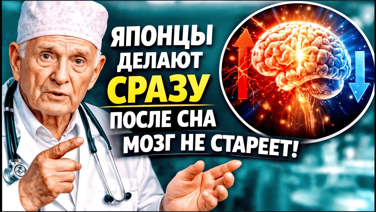 ЯПОНСКИЙ СПОСОБ: ПАМЯТЬ ЯСНАЯ ДО 90 ЛЕТ / СЕКРЕТ МОЛОДОГО МОЗГА НА КАЖДЫЙ ДЕНЬ!