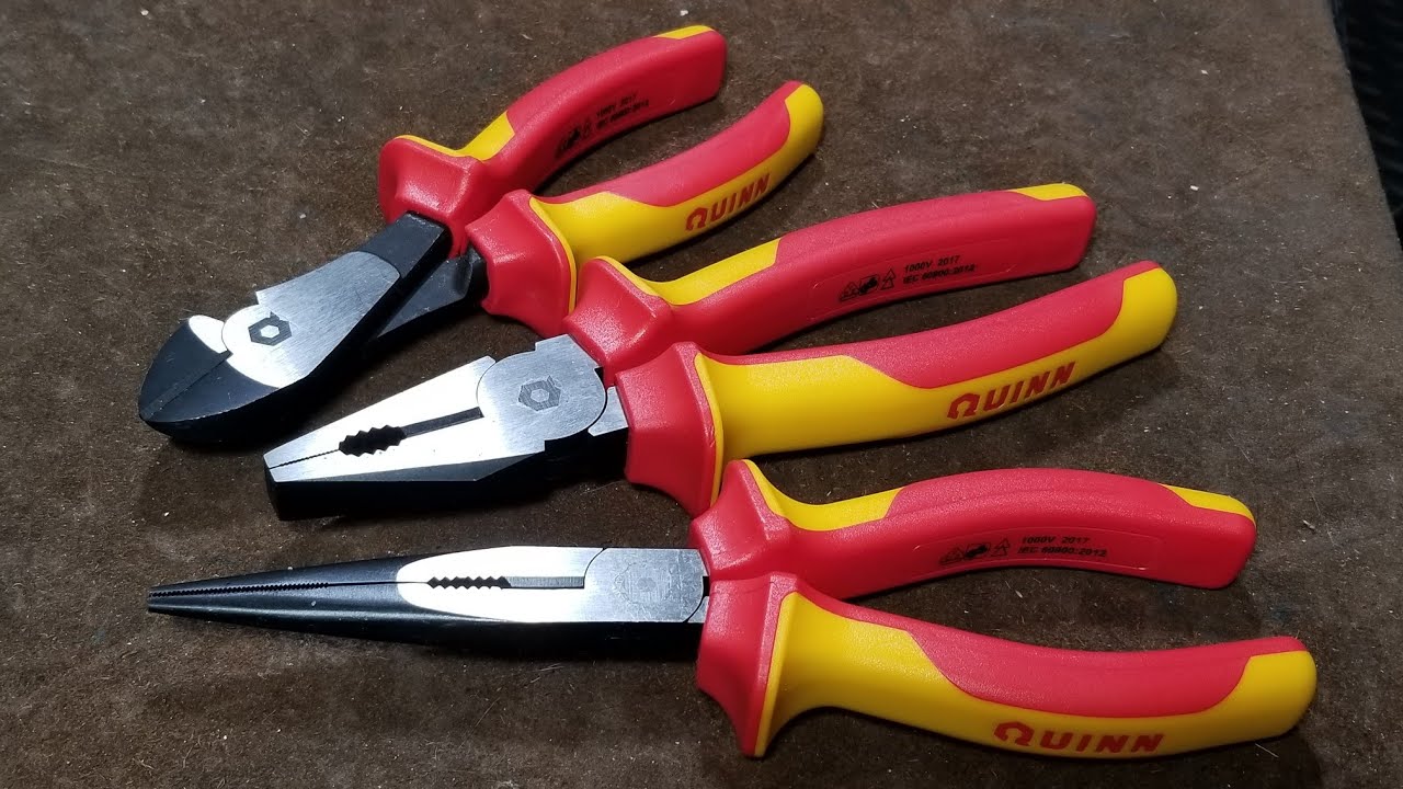 Обзор набора плоскогубцев для электриков Harbor Freight Quinn Professional