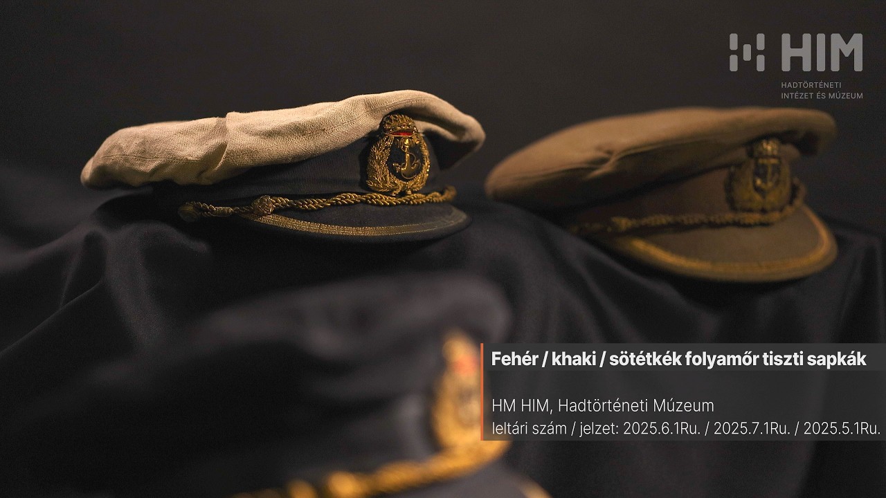 Hadi Mustra - magyar királyi folyamőr tiszti sapkák