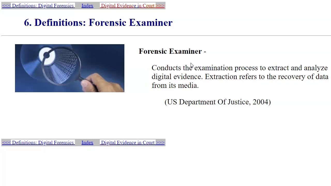 14.1 Digital Evidence