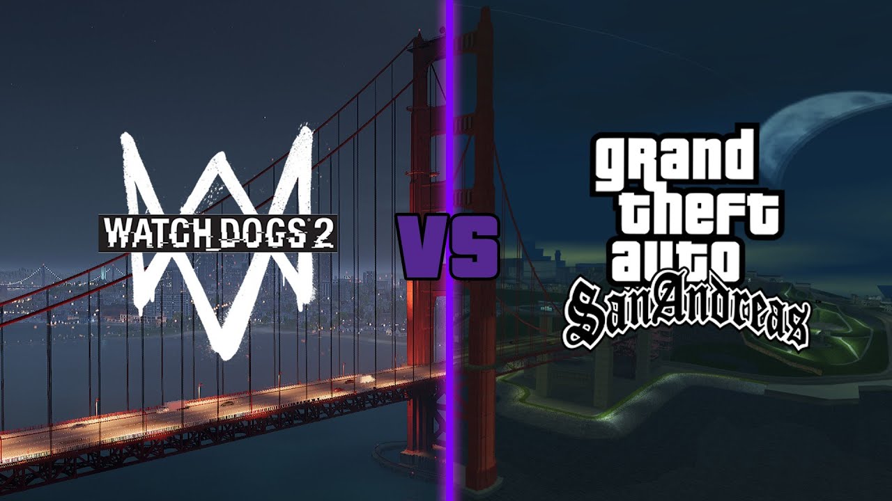I Compared GTA San Andreas Map With Watch Dogs Map!