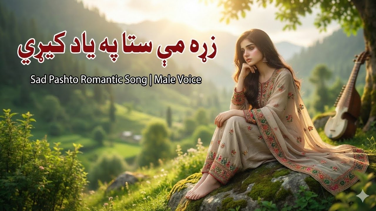 Zra Ma Sta Pa Yad Kegi - (زړه مې ستا په یاد کېږي) - Pashto Romantic Song Lyrics – Male, Sad Version
