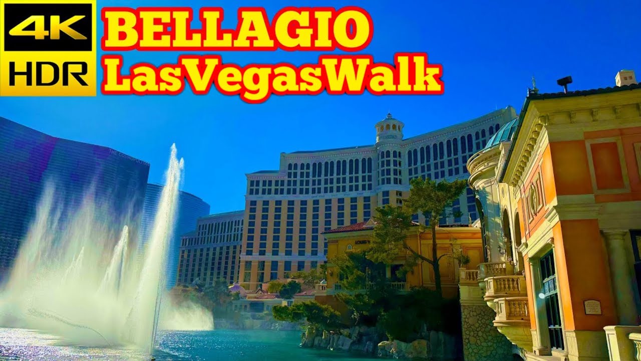 LasVegasWalk &bull; Bellagio Hotel and Casino &bull; January 2026 (4K HDR)