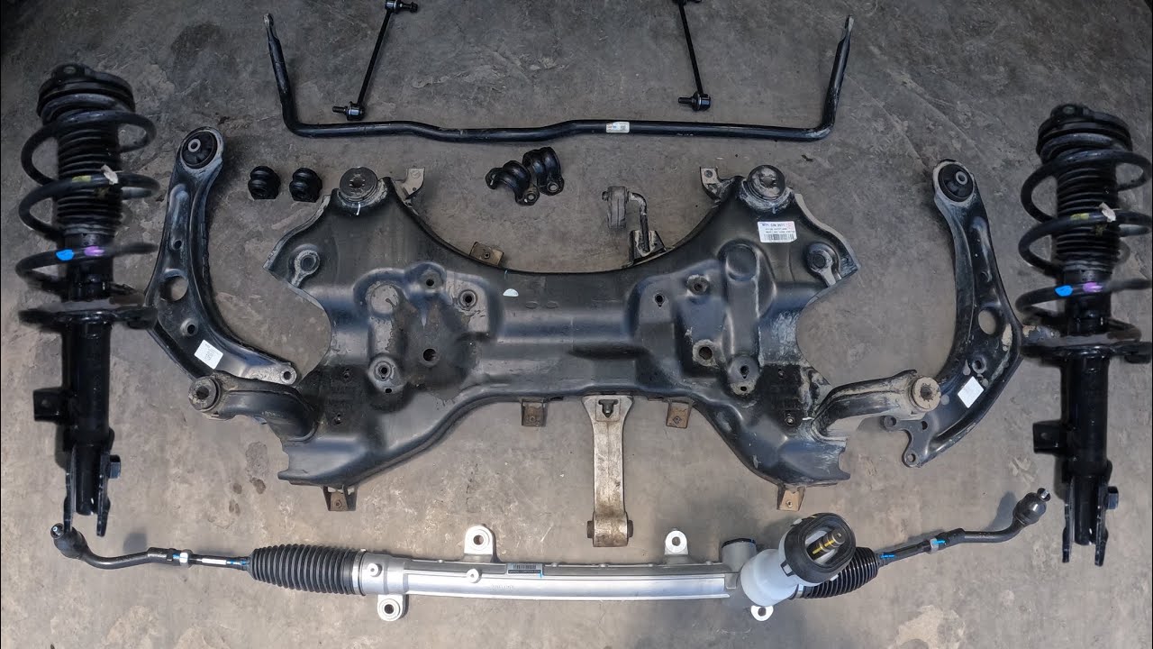 install new complete front suspension system ... kia sportage 2015 - 2023 #suspensionsystem #kia