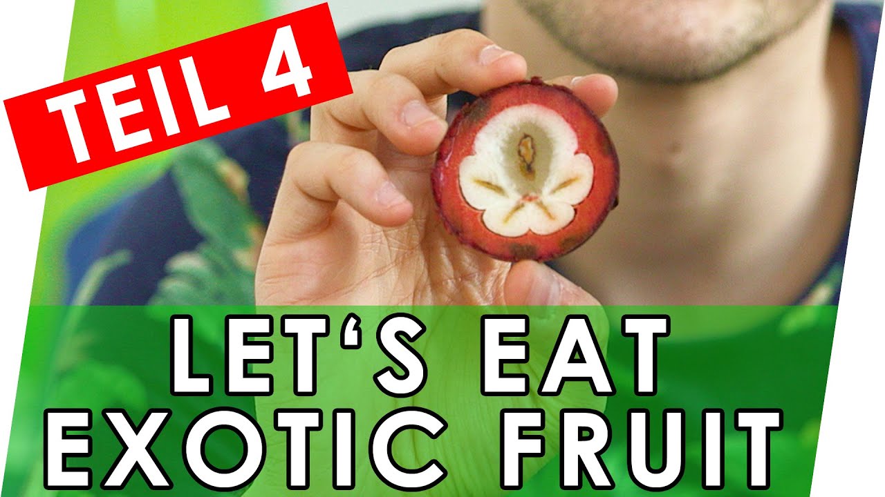 Wir essen exotische Früchte: Kaki, Mangostane, Avocado | Exotische Früchte testen Teil 4