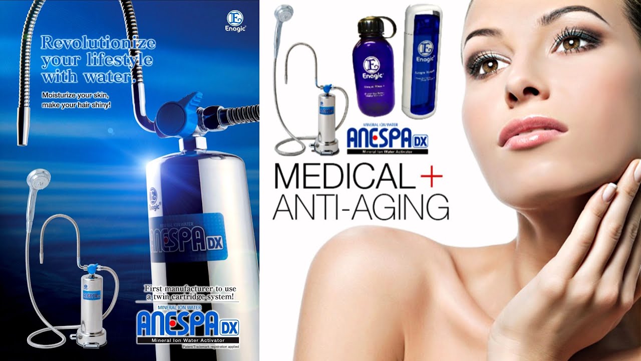 Enagic's Anespa-DX Mineral Ion Shower Spa 💦🧖‍♀️