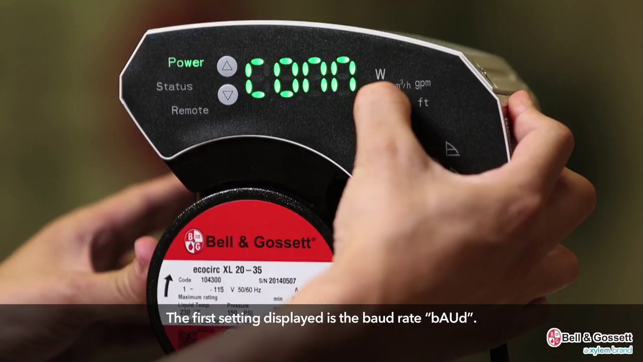 Bell & Gossett ecocircXL: Advanced Functions and Training