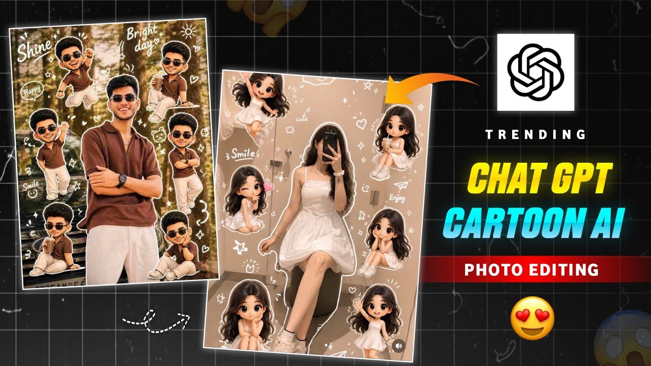 Instagram Trending Chibi Style Ai Photo Editing | Cartoon Ai Photo Editing | Chatgpt Photo Editing