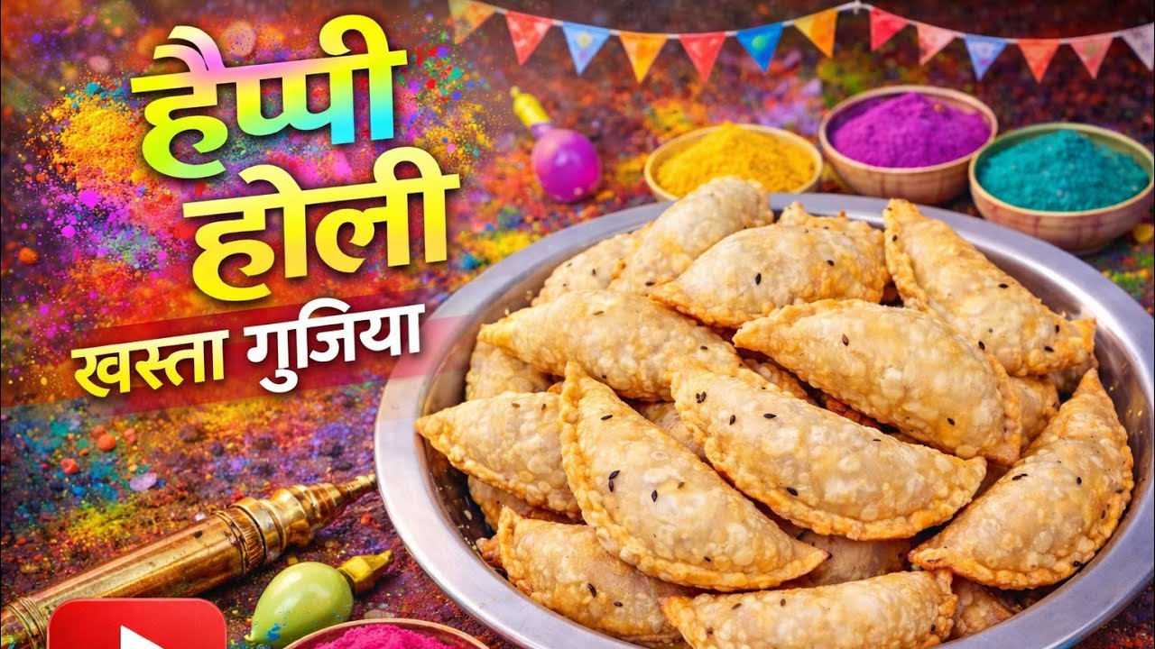 Gujiya recipe | Gujiya kaise banate hai 