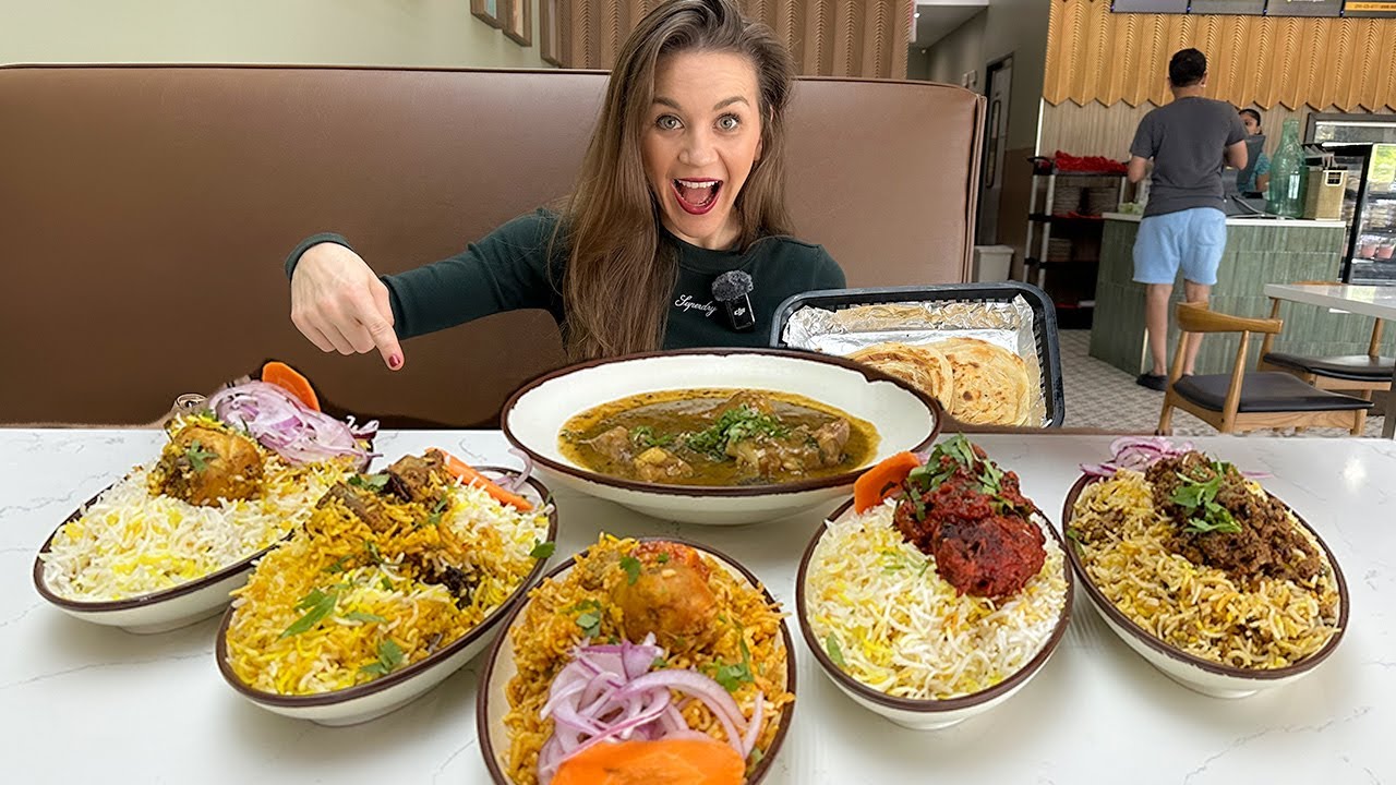 The Ultimate HYDERABADI Biryani FEAST!! | First Time Trying Hyderabadi Dishes!