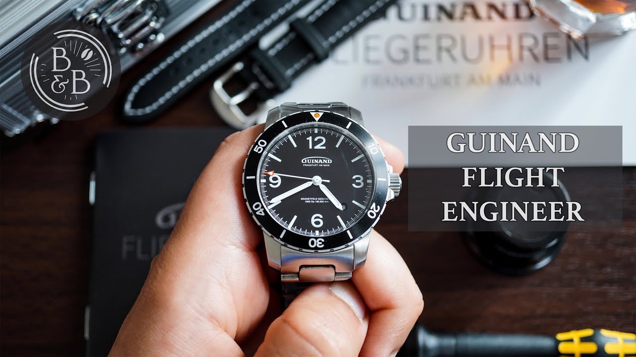 Guinand Flight Engineer Review - Magnetic Field Resistant Tool Watch - Beans & Bezels