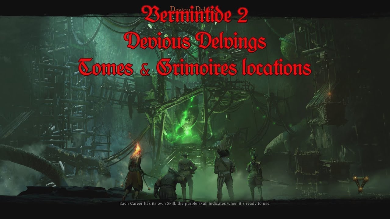 Vermintide 2 - Devious Delvings: tomes & grimoires locations