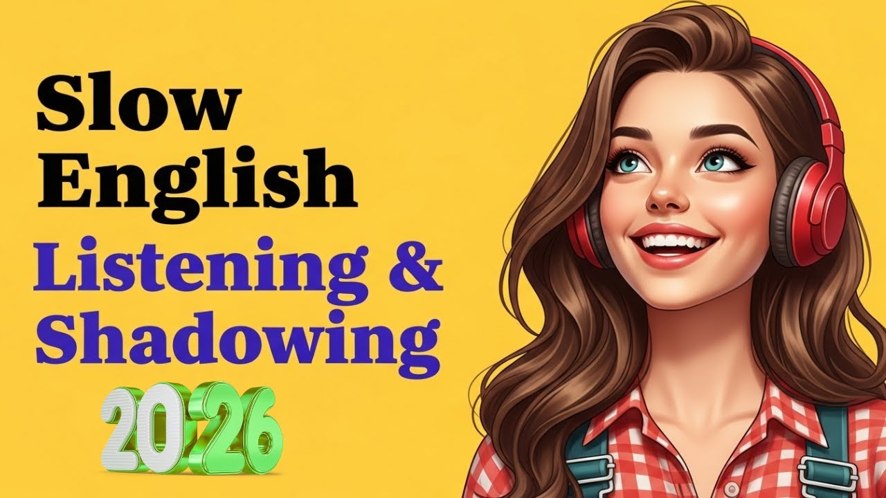 Slow Listening & Shadowing for Beginners | Motivation to Learn English | English Podcast