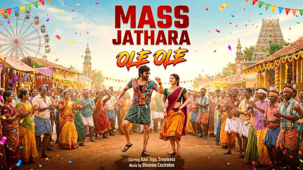 Ole Ole | HINDI RENDITION SONG | Mass Jathara |Ravi Teja, Sreeleela