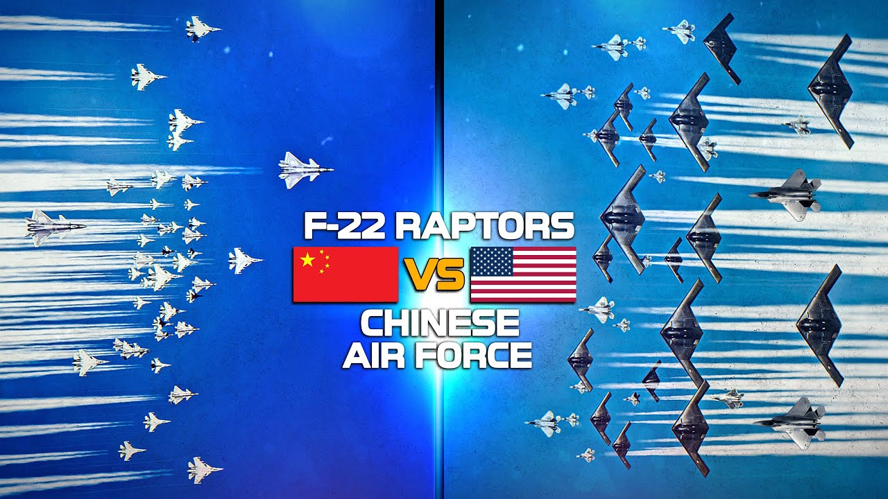 F-22 Raptor против ВВС Китая | Пакет Stealth | Цифровой боевой симулятор | DCS |