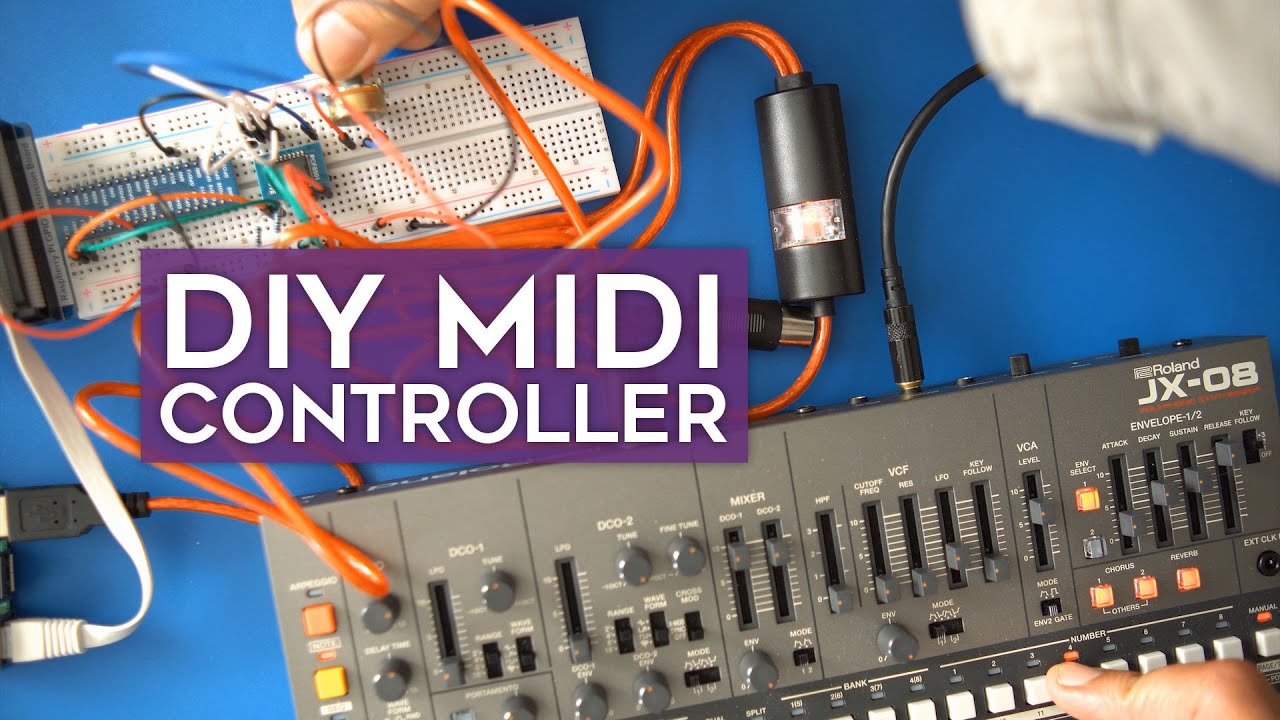 Build a simple MIDI controller with Raspberry PI (beginners tutorial) Part 1