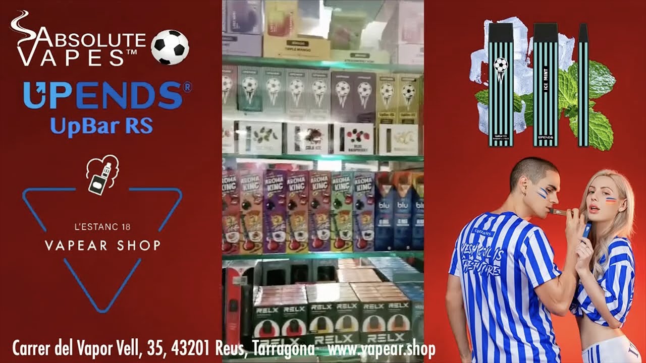 ⚽️ UPENDS UpBar RS en L'ESTANC 18 VAPEAR SHOP REUS
