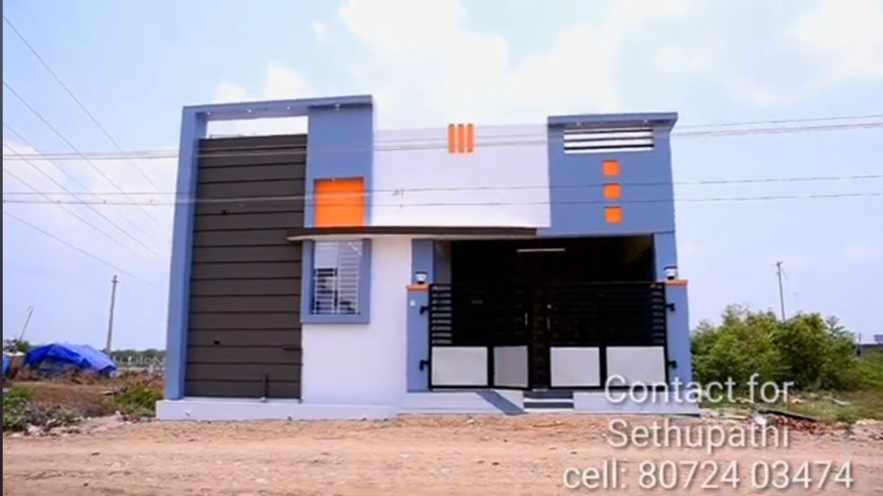 சாத்தூர் kk நகர் south road East facing  1374 sqft sale house-8072403474