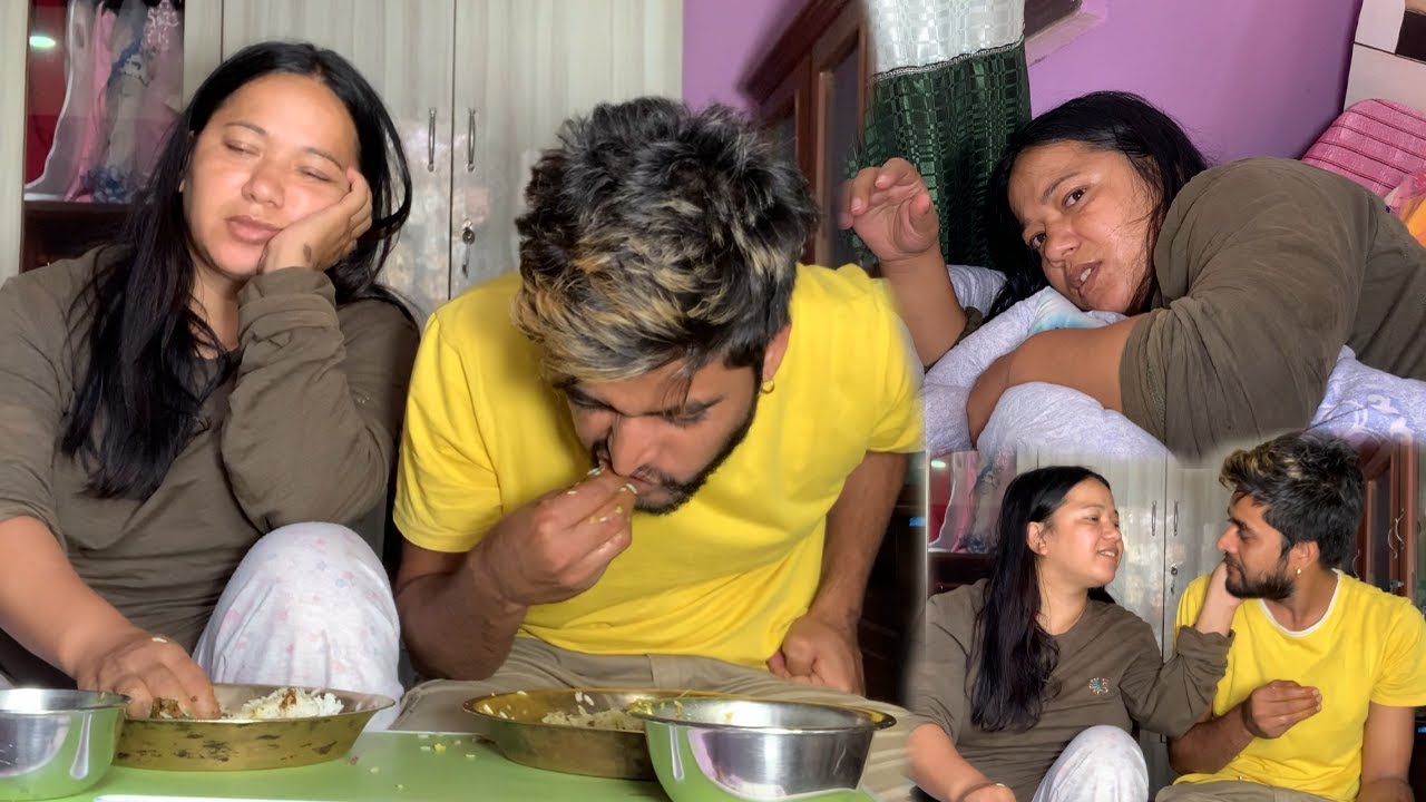 No taste on Food,Himesh prank on Megha//Himesh Megha Official